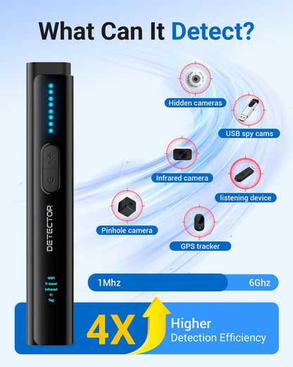 Hidden Camera Detectors GPS Tracker Detector for Travel, Hotels