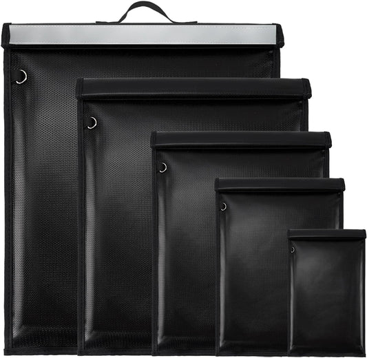 5 Pack Faraday Bags Multi-Size anti Tracking Faraday Cage