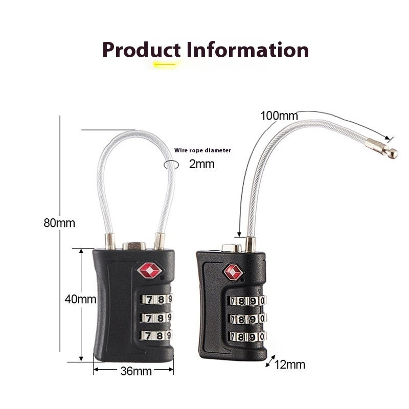 TSA Luggage Lock for Suitcases & Backpacks