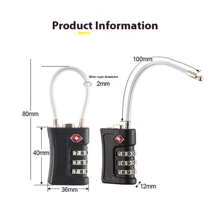 TSA Luggage Lock for Suitcases & Backpacks